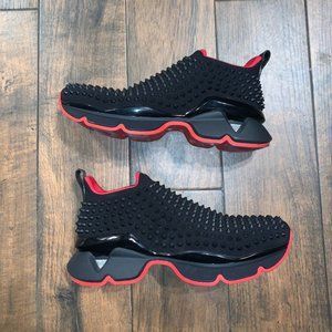 Christian Louboutin Spike Sock Flat Sneakers authentic 43 size 10